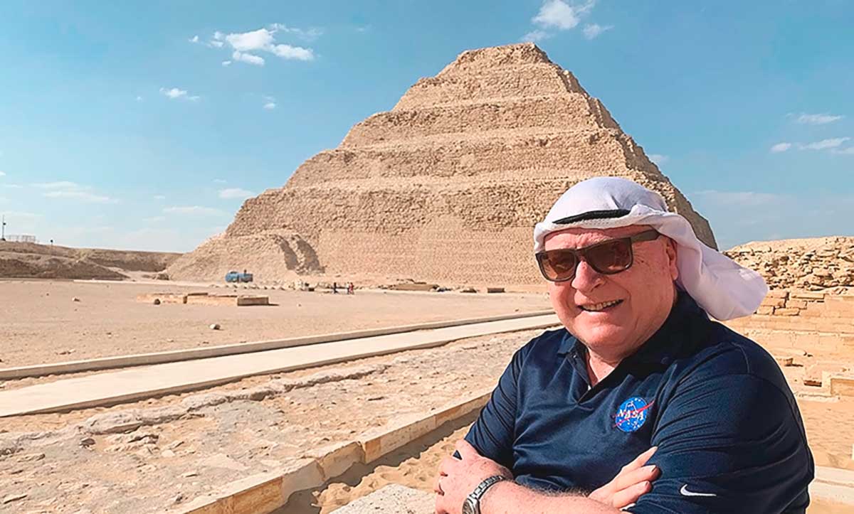 Egyptian symbolism contemporary art Saqqara Dan Aug