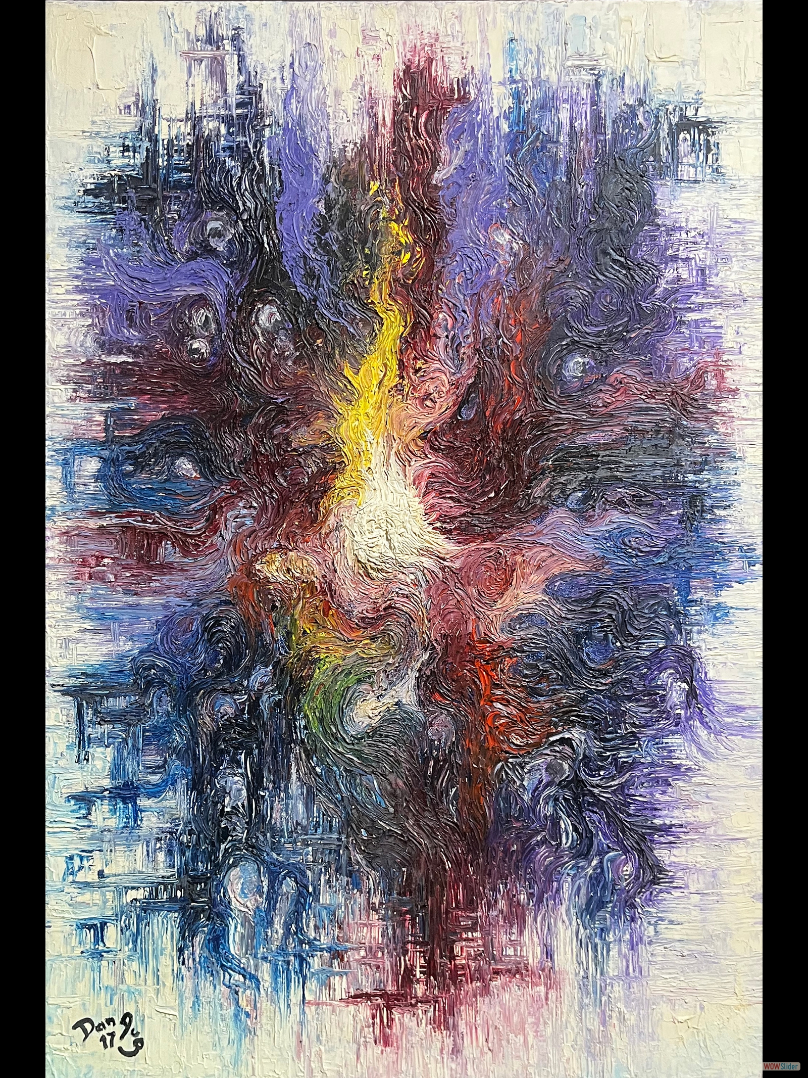 Supernova Remnants 110x80.Framed