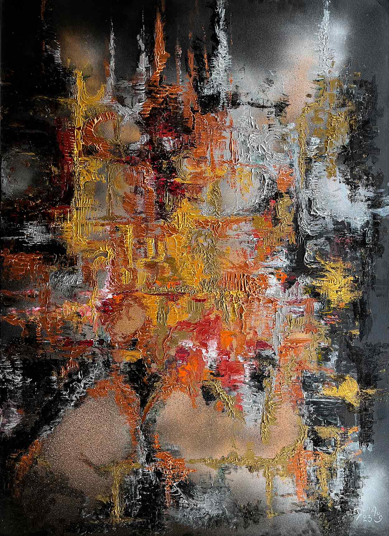 Stellar Furnace painting by Dan Aug