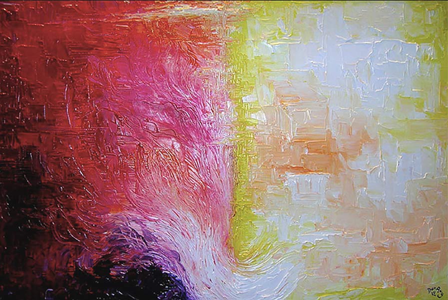 Passion and Indifference painting exploring emotional extremes and human behavior