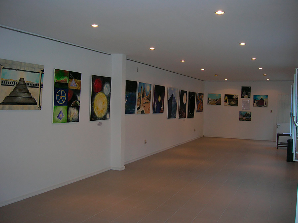 Solo exhibition rooms at the Egyptian Cultural Islamic Center — Embassy of Egypt in Montevideo