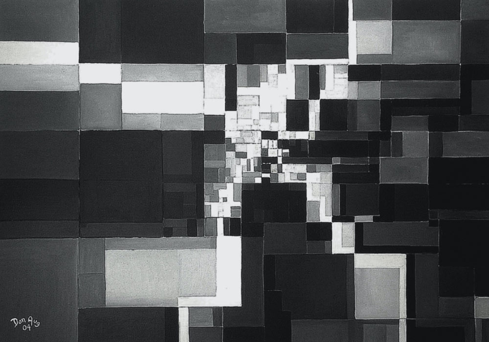 Digitalization of Infinite by Dan Aug visionary technological painting