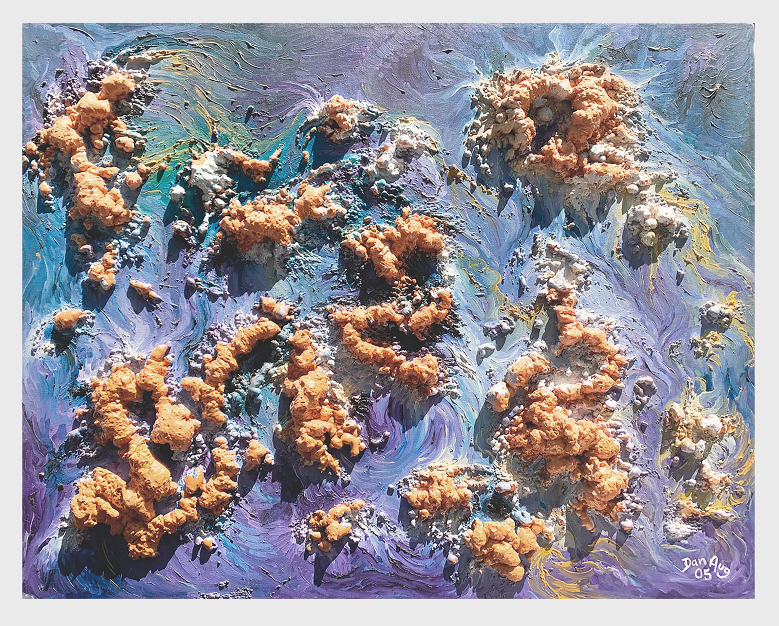 Nun Primordial Waters — cosmological abstraction inspired by ancient Egyptian creation myth by Dan Aug