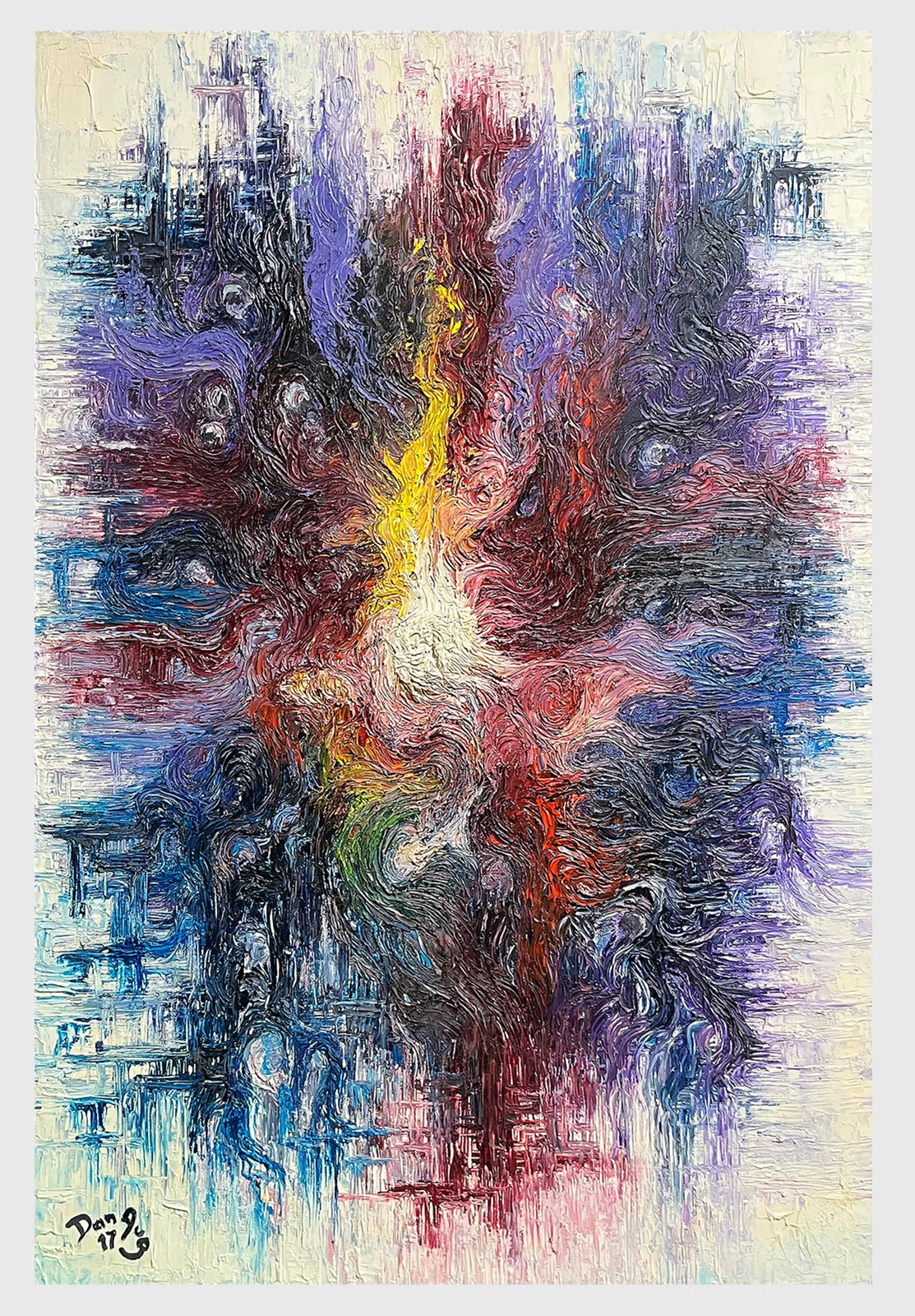 Supernova Remnants — cosmic abstraction exploring stellar evolution by Dan Aug