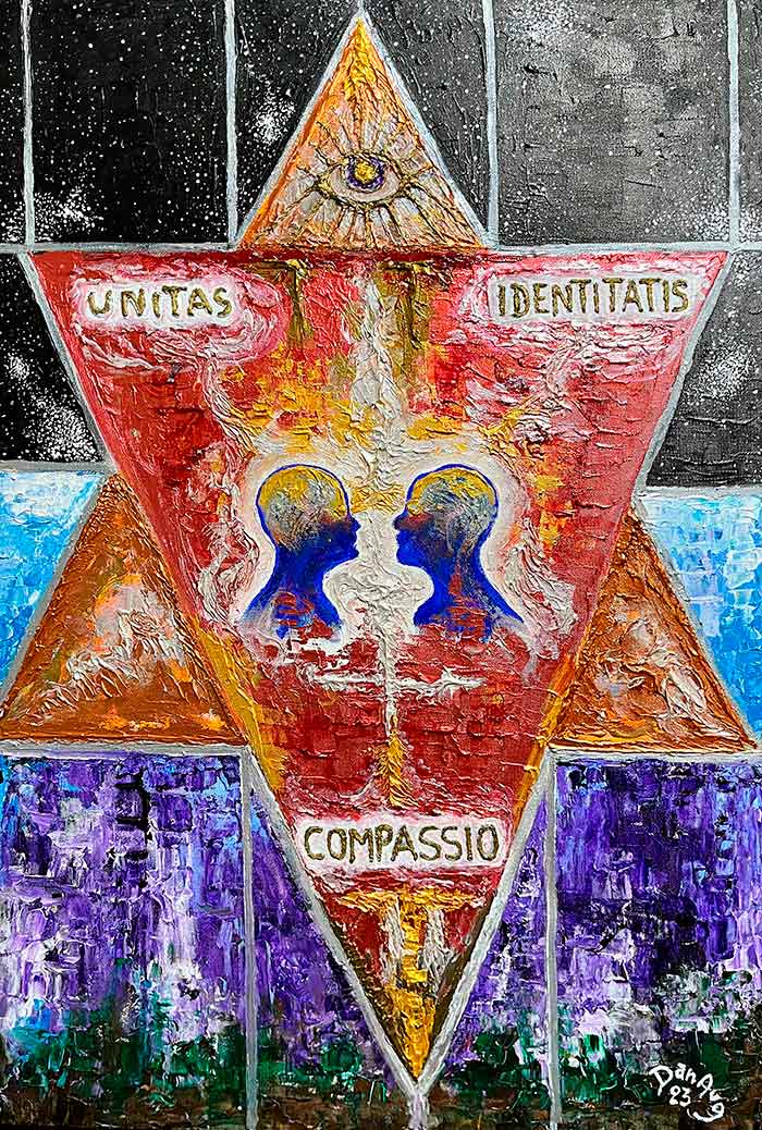 Concordia Mentis symbolic artwork inspired by harmony consciousness and intellectual memory