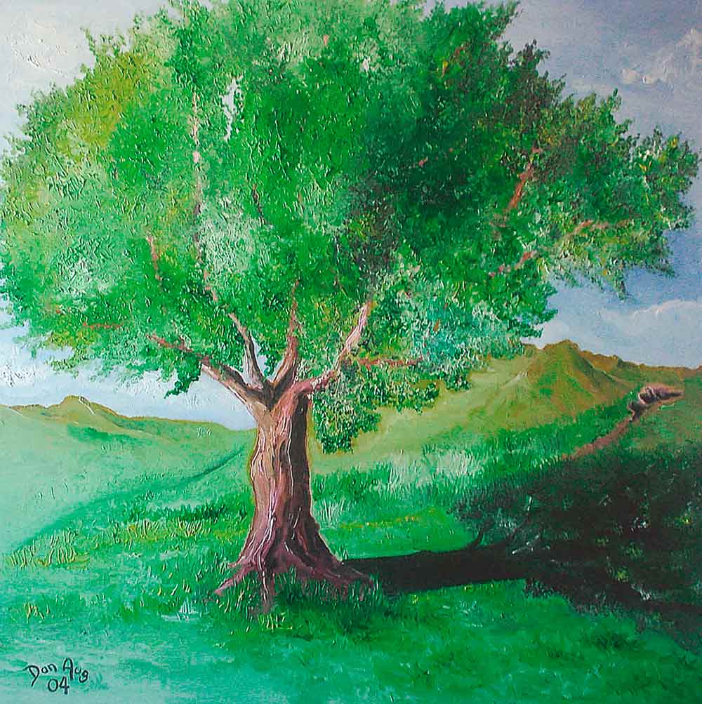 Great Despite His Loneliness painting exploring resilience solitude and personal reflection