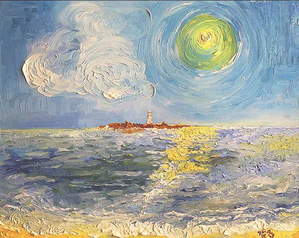 Punta del Este artwork inspired by coastal landscapes memory and personal geography